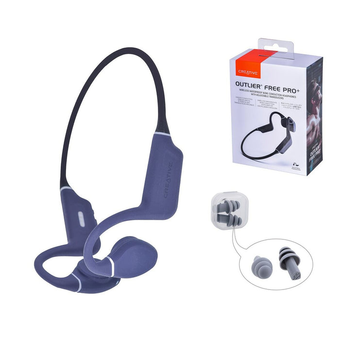 Căști Bluetooth Sportive Creative Technology 51EF1081AA001 Negru Negru/Albastru
