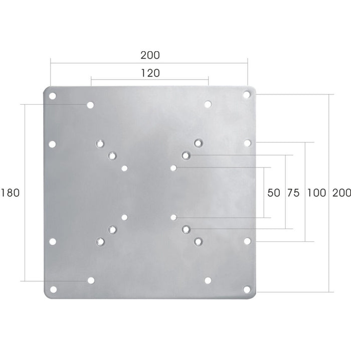 Placă de Perete Neomounts FPMA-VESA200 22"-42" 35 kg