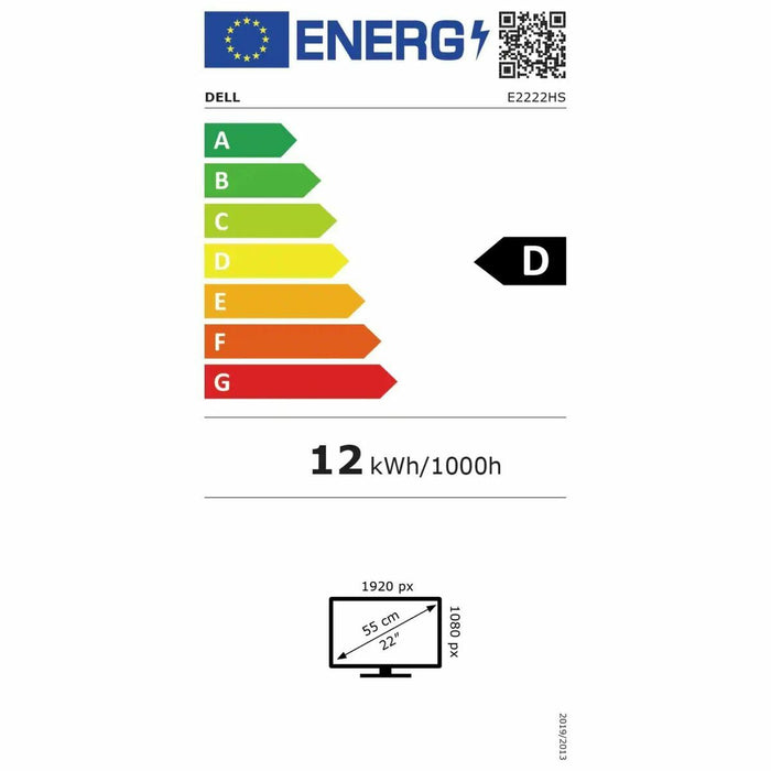 Monitor Dell E2222HS 21,5" LED VA LCD 50-60  Hz