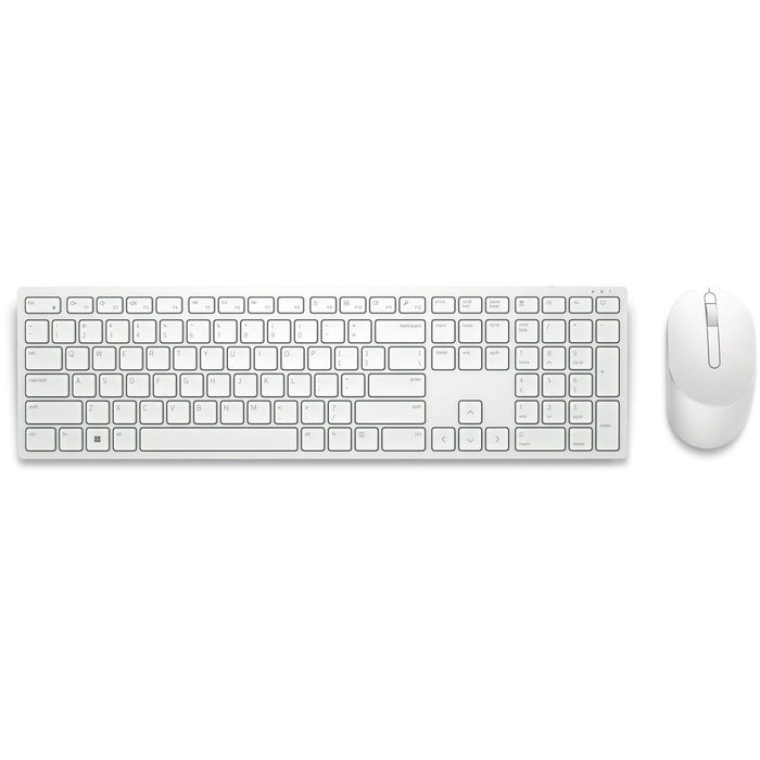 Tastatură și Mouse Fără Fir Dell KM5221W-WH Alb Qwerty US