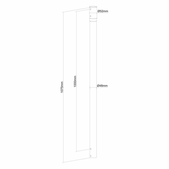 Bare de extensie Neomounts NS-EP100BLACK 100 kg