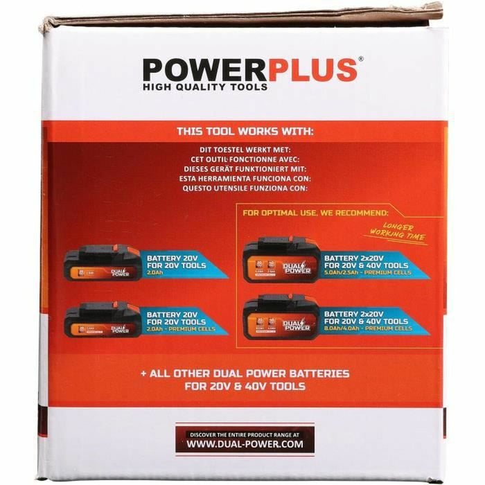 Polizor unghiular Powerplus Powdp35100 20 V Ø 115 mm
