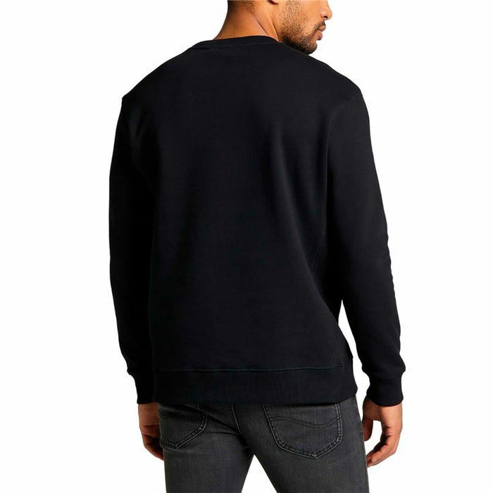 Hanorac fără Glugă Bărbați Lee Plain Crew Negru