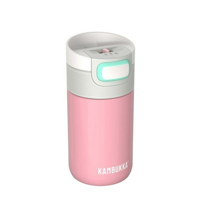 Termos Kambukka Etna Alb Roz Silicon Oțel inoxidabil 300 ml