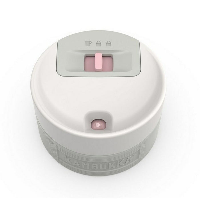 Termos Kambukka Etna Alb Roz Silicon Oțel inoxidabil 300 ml
