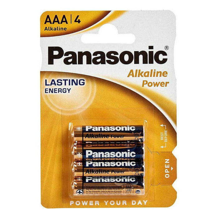 Baterii Alcaline Panasonic LR03 AAA (12 Unități)