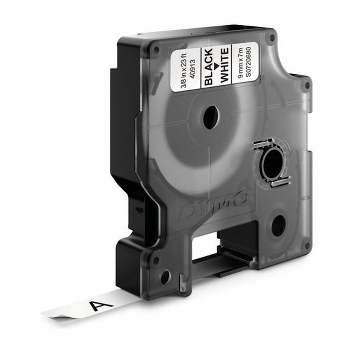 Bandă Laminată pentru Aparate de Etichetat Dymo D1 41913 9 mm LabelManager™ Alb Negru (5 Unități)
