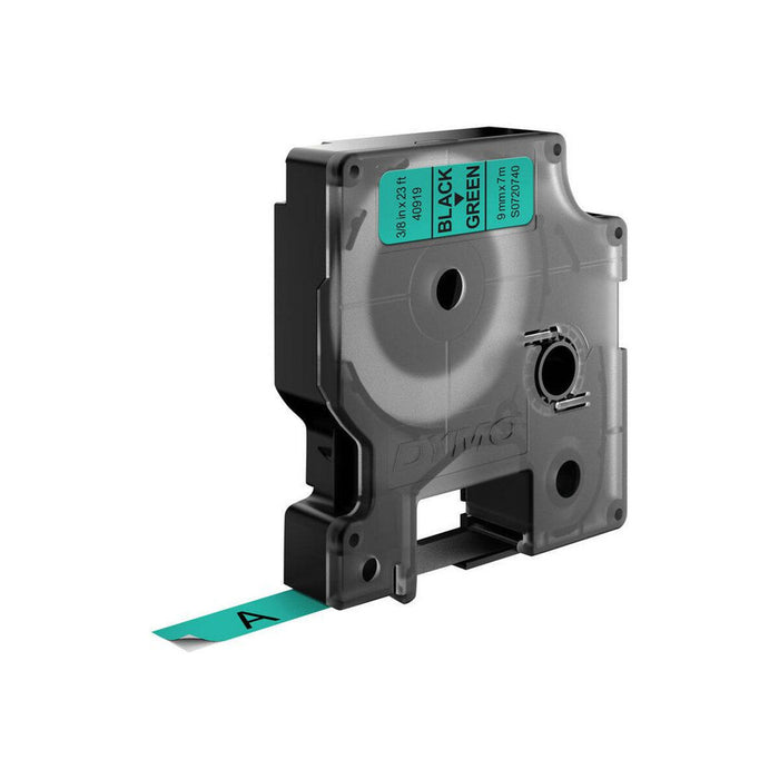 Bandă Laminată pentru Aparate de Etichetat Dymo D1 40919 9 mm LabelManager™ Negru Verde (5 Unități)
