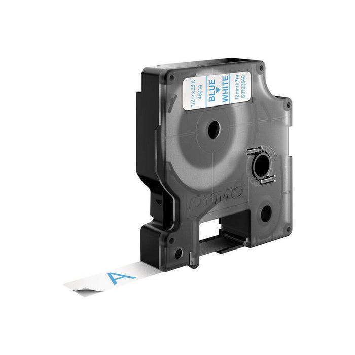 Bandă Laminată pentru Aparate de Etichetat Dymo D1 45014 12 mm LabelManager™ Alb Albastru Negru (5 Unități)