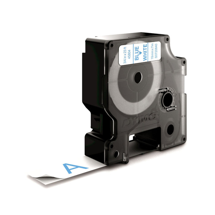 Bandă Laminată pentru Aparate de Etichetat Dymo D1 45804 LabelManager™ Alb Albastru (5 Unități)