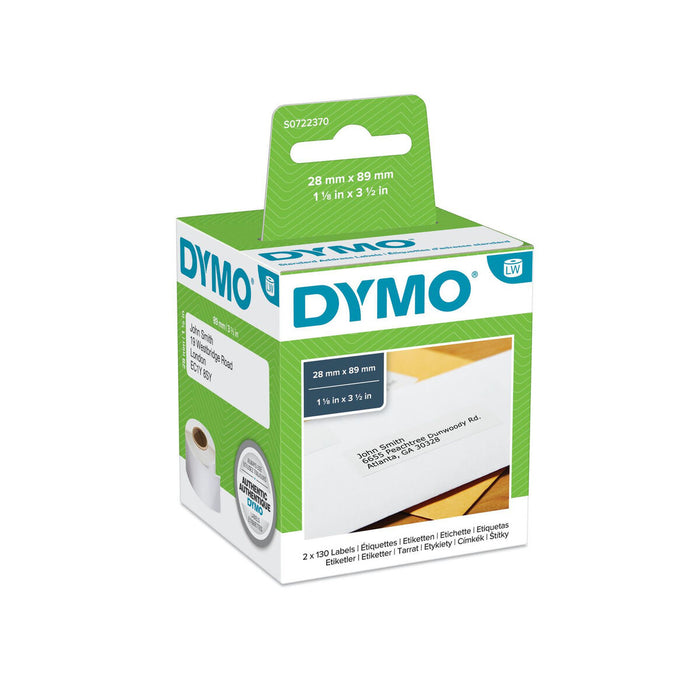 Etichete pentru Imprimantă Dymo 99010 28 x 89 mm LabelWriter™ Alb Negru (6 Unități)