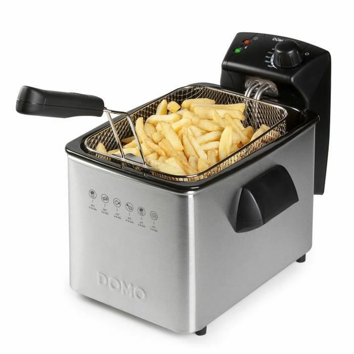 Friteuză DOMO DO465FR 4 L 3000 W Argintiu Oțel