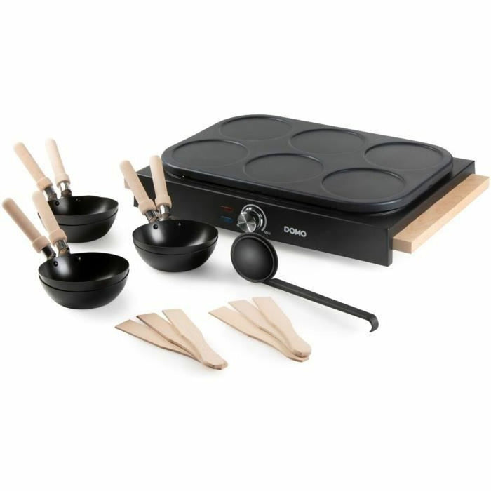 Aparat Clătite DOMO DO8716W Negru 1000 W