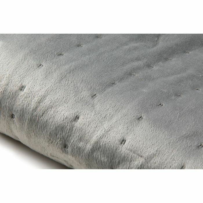 Husă de saltea electrică DOMO 2 persoane Franela Gri 160 x 140 cm