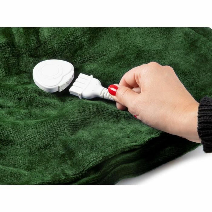 Husă de saltea electrică DOMO 2 persoane Franela Verde 180 x 160 cm
