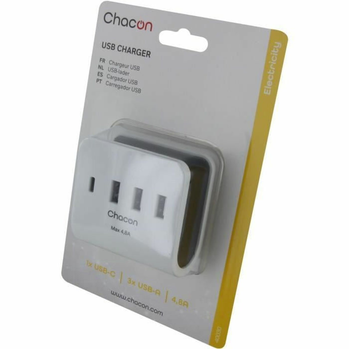 Încărcător USB Perete Chacon Alb