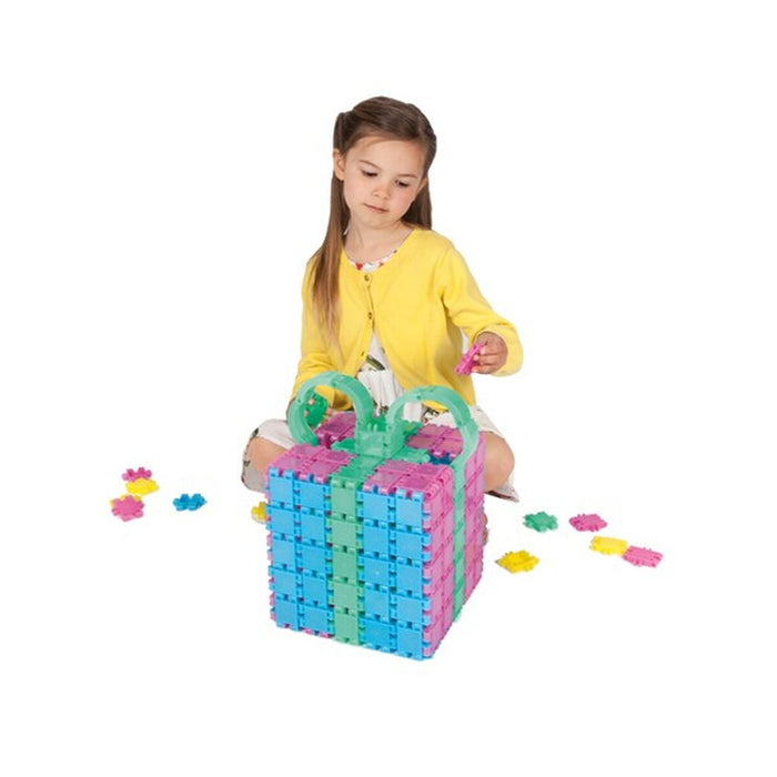 Set de Construcție Clics ROLLERBOX GLITTER Multicolor 400 Piese