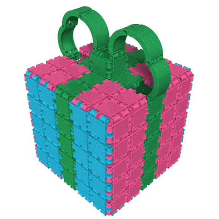 Set de Construcție Clics ROLLERBOX GLITTER Multicolor 400 Piese