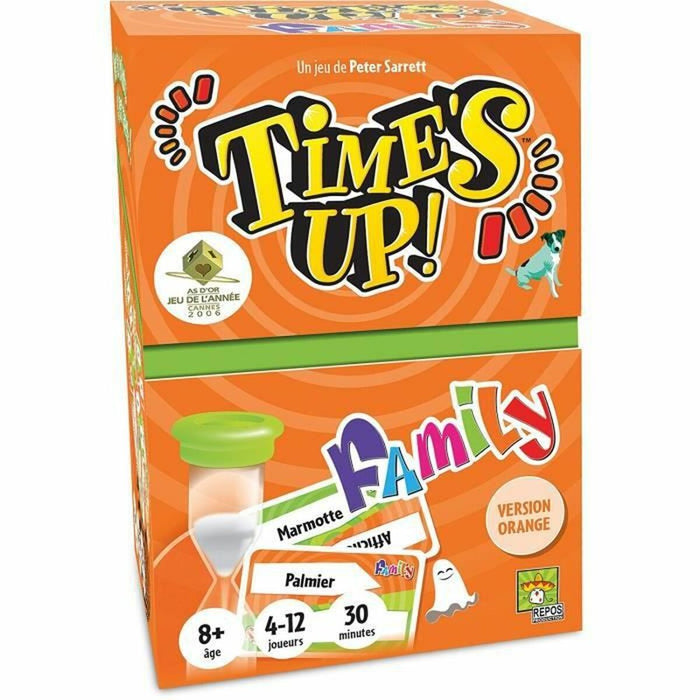 Joc deîntrebări și răspunsuri Asmodee Time's Up Family - Orange Version (FR)