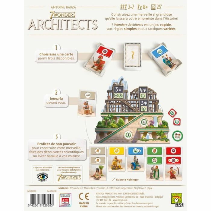 Joc de Masă Asmodee 7 Wonders: Architects (FR)