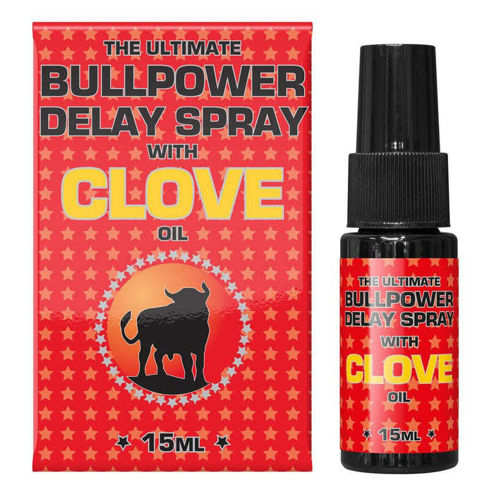Spray intim cu efect de întârziere, Cobeco Bull Power Clove, ulei de cuișoare, 15 ml