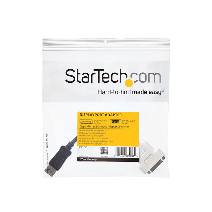 Adaptor DisplayPort la DVI Startech DP2DVI Negru