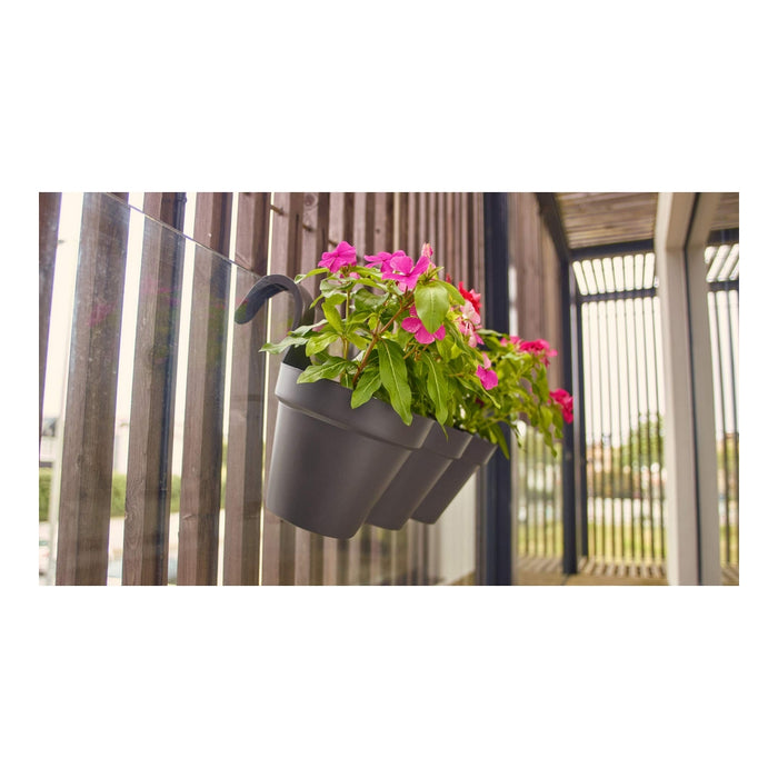 Ghiveci Artevasi 639343 Antracit Gri închis Plastic Rotund 30,5 x 54 x 28 cm