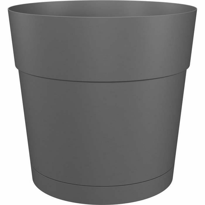 Ghiveci cu auto-udare Artevasi Capri Large Antracit Plastic Ø 30 cm