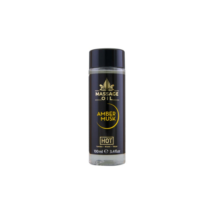 Ulei de masaj, Hot, Amber & Musk, 100 ml