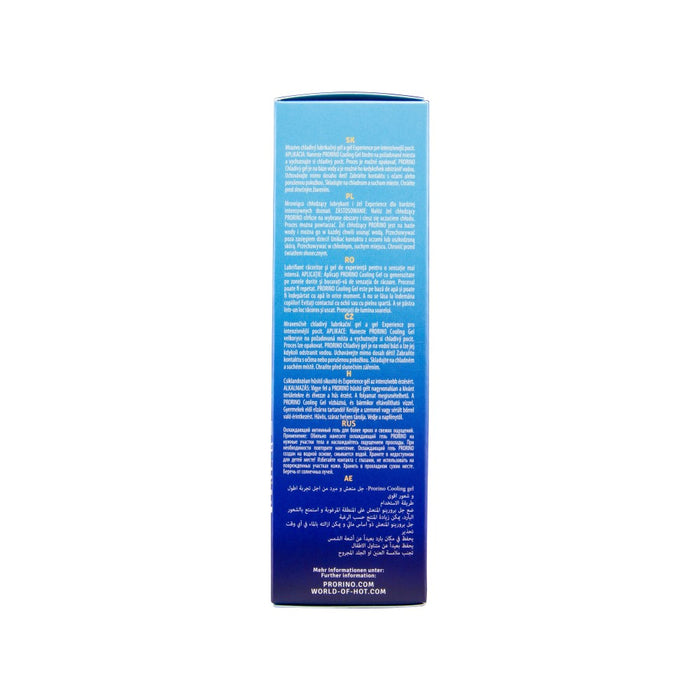 Lubrifiant pe bază de apă, Ero PRORINO Cooling Gel Soft, cu mentol, 100 ml