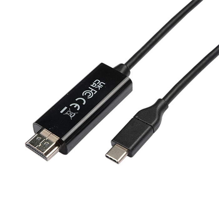 Adaptor USB C la HDMI V7 V7UCHDMI-1M 1 m Negru