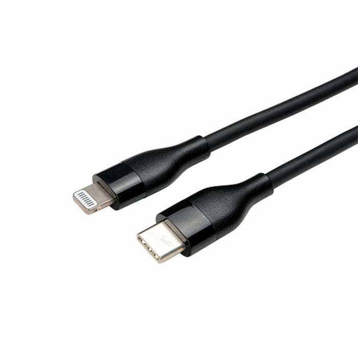 Cablu USB-C la Lightning V7 V7USBCLGT-1M         Negru