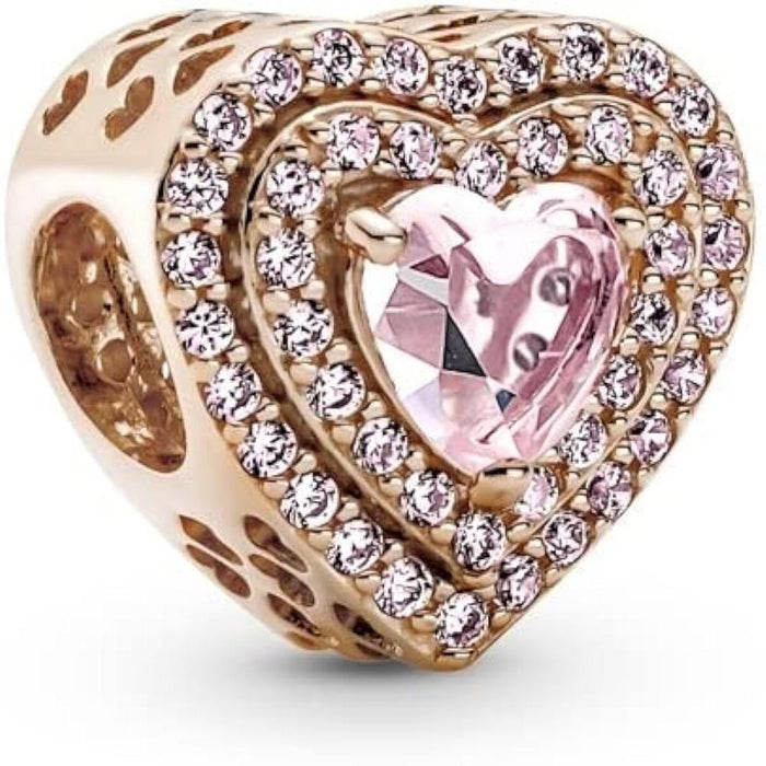 Charm Damă Pandora SPARKLING LEVELLED HEART