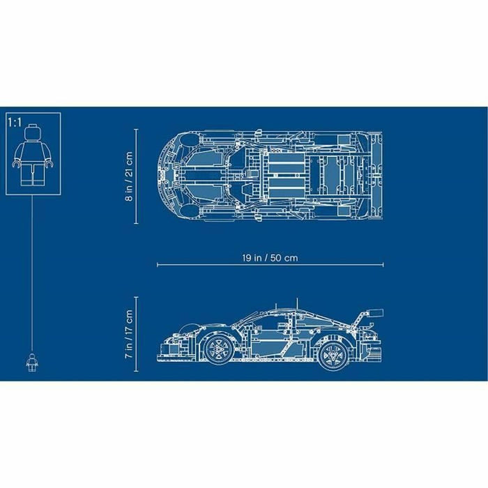 Set de Construcție   Lego Technic 42096 Porsche 911 RSR         Multicolor