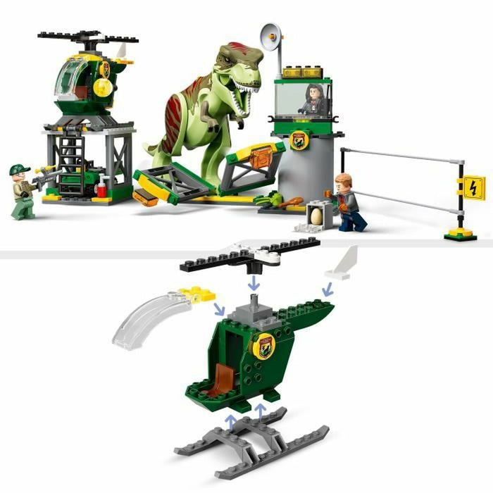Playset Lego 76944 Jurassic World T-Rex Escape (140) (140 Piese)