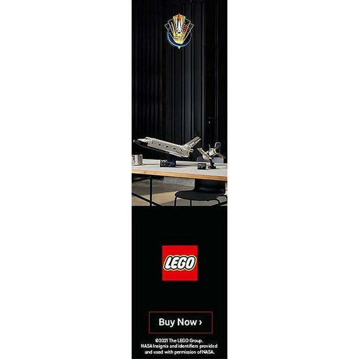Playset Lego 10283 DISCOVERY SHUTTLE NASA Negru