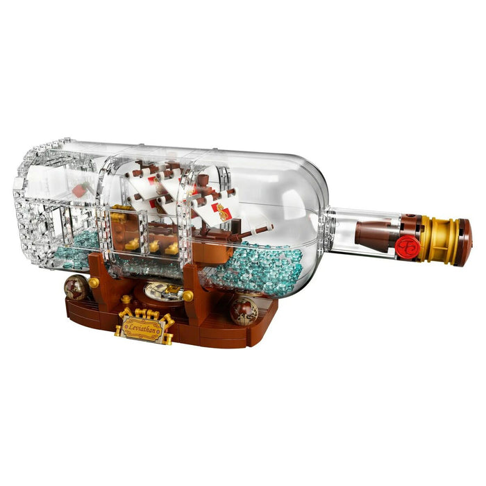 Playset Lego Ideas: Ship in a Bottle 92177 962 Piese 31 x 10 x 10 cm