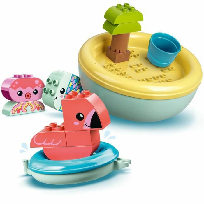 Playset Lego 10966 DUPLO Bath Toy: Floating Animal Island (20 Piese)