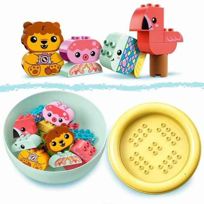Playset Lego 10966 DUPLO Bath Toy: Floating Animal Island (20 Piese)