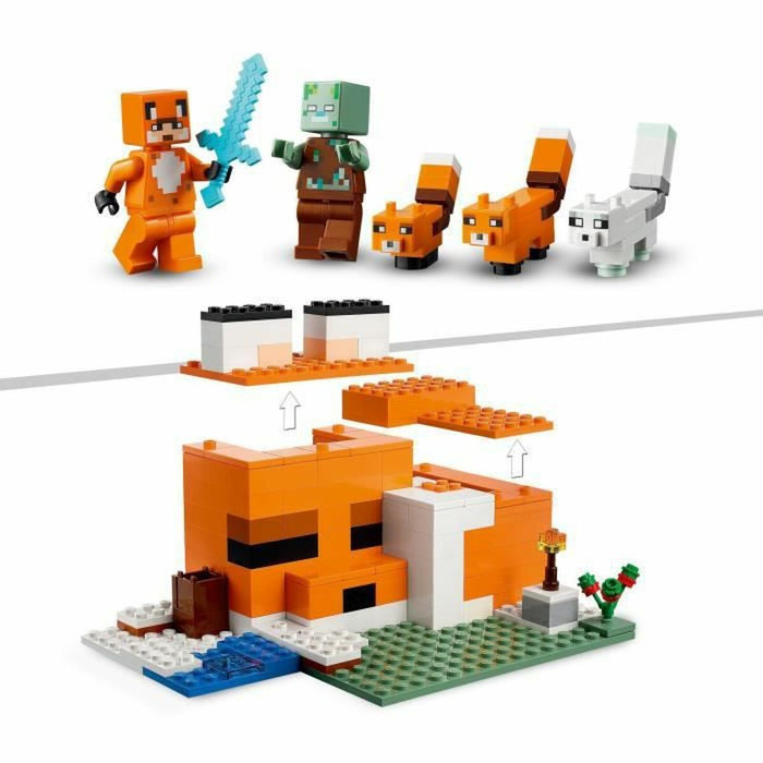 Joc de Construcții cu Plăci Lego Minecraft