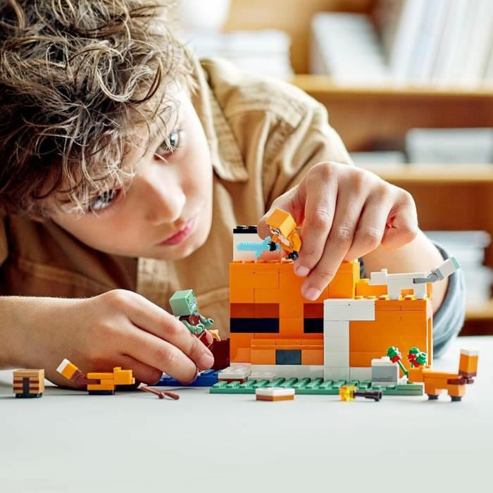Joc de Construcții cu Plăci Lego Minecraft