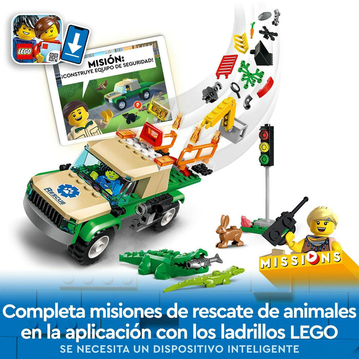 Playset Lego City 60353 Wild Animal Rescue Missions (246  Piese)