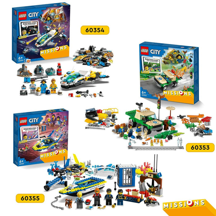 Playset Lego City 60353 Wild Animal Rescue Missions (246  Piese)