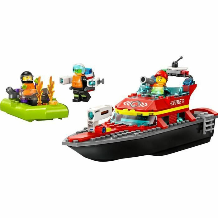 Playset Lego City 60373 The firefighters' rescue boat Multicolor 144 Piese
