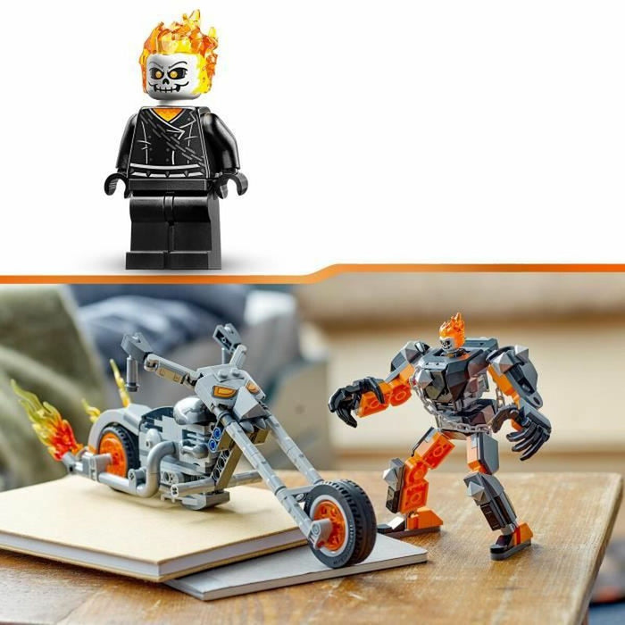 Playset Lego Marvel 76245 The robot and motorcycle of Ghost Rider Multicolor + 7 Ani 264 piezas