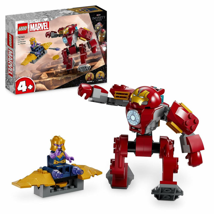 Set de Construcție Lego 	Super Heroes Hulkbuster de Iron Man vs. Thanos