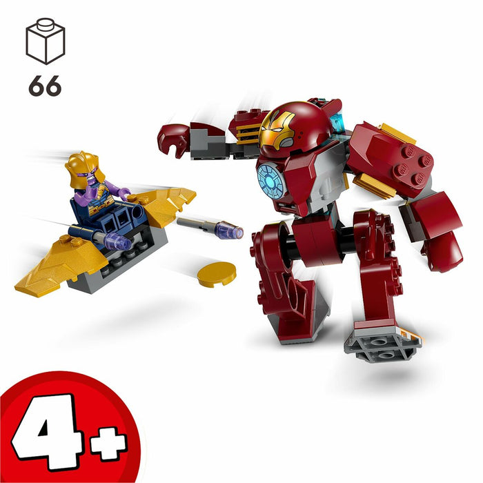 Set de Construcție Lego 	Super Heroes Hulkbuster de Iron Man vs. Thanos