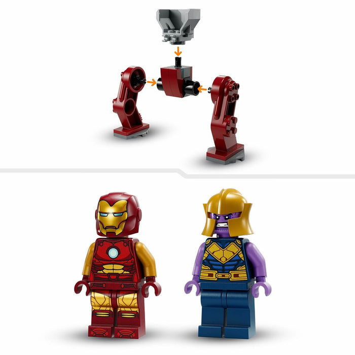 Set de Construcție Lego 	Super Heroes Hulkbuster de Iron Man vs. Thanos
