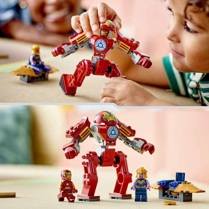 Set de Construcție Lego 	Super Heroes Hulkbuster de Iron Man vs. Thanos
