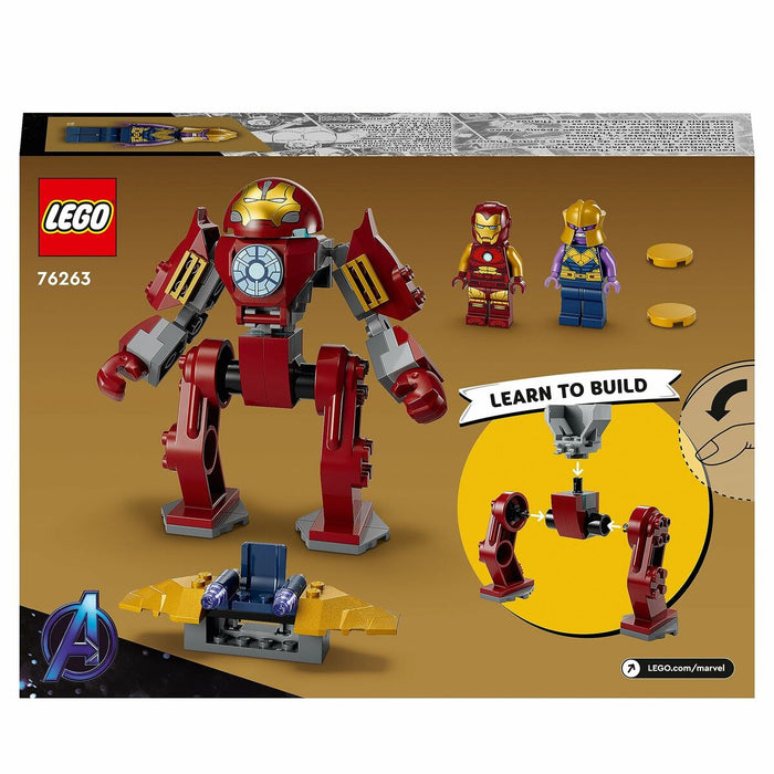 Set de Construcție Lego 	Super Heroes Hulkbuster de Iron Man vs. Thanos